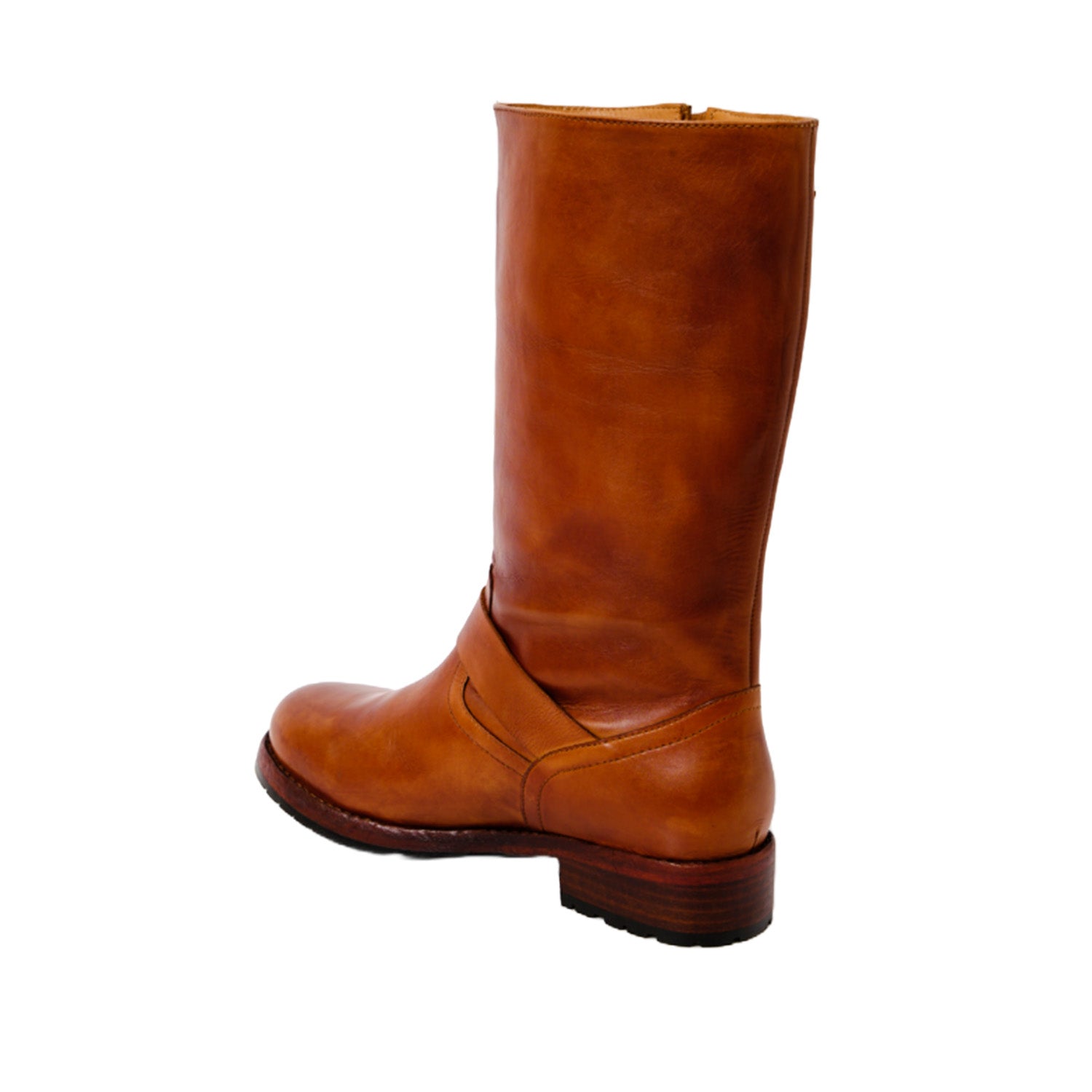 Free People Women's Ride or Die Engineer Boot in Burnt Caramel - Stylish Vintage Ankle Boots for Casual Outfits & Fall Fashion