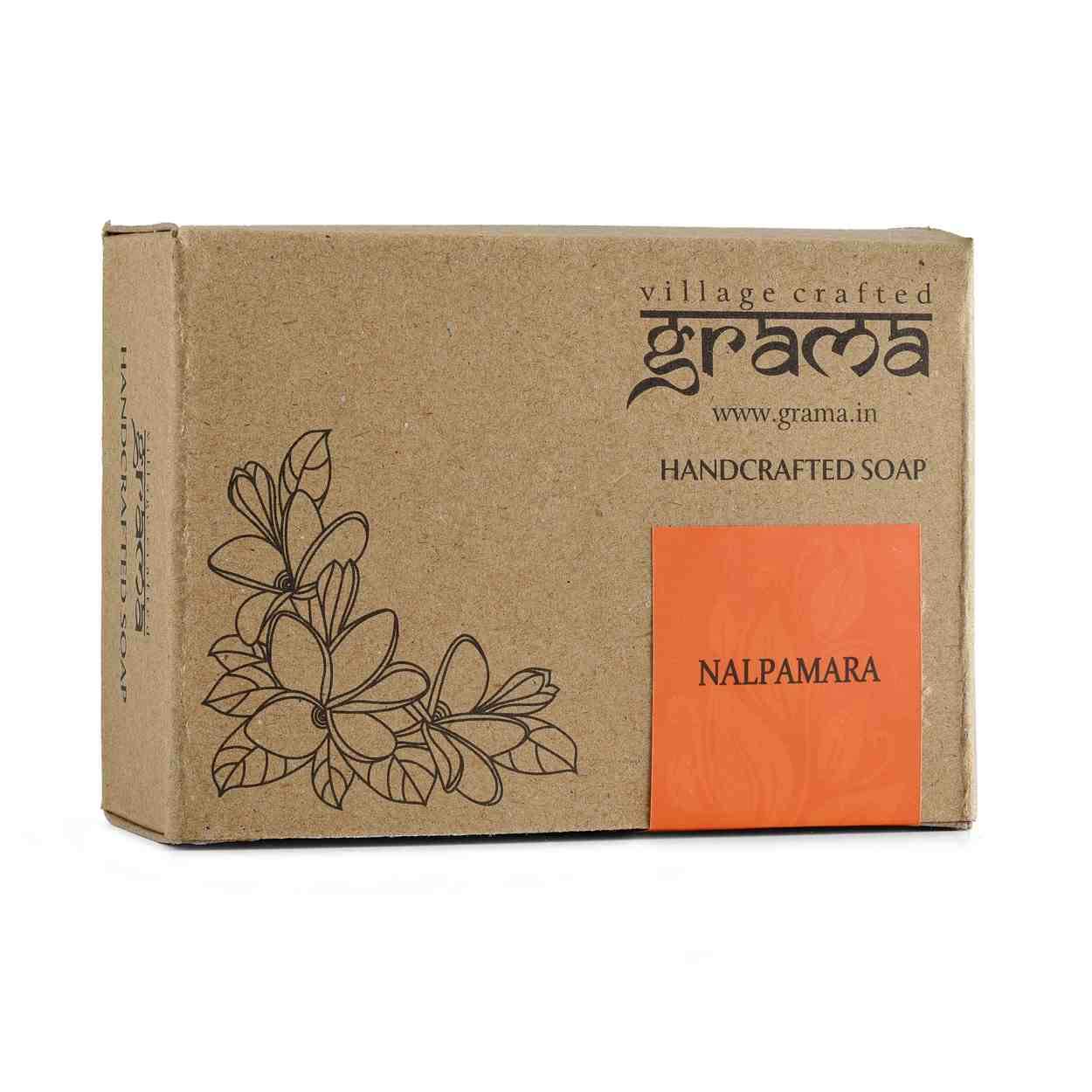 **Handmade Nalpamara Soap - 3 Pack (125g Each) | Natural Ayurvedic Soap for Glowing Skin | Perfect for Daily Cleansing & Relaxation**