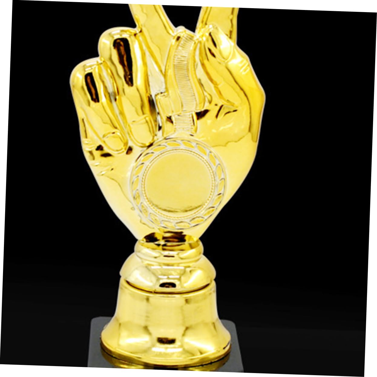 3-Pack MUSISALY Golden Award Trophies for Kids - Mini Reusable Winner Trophies for Sports, School Competitions & Birthday Party Prizes