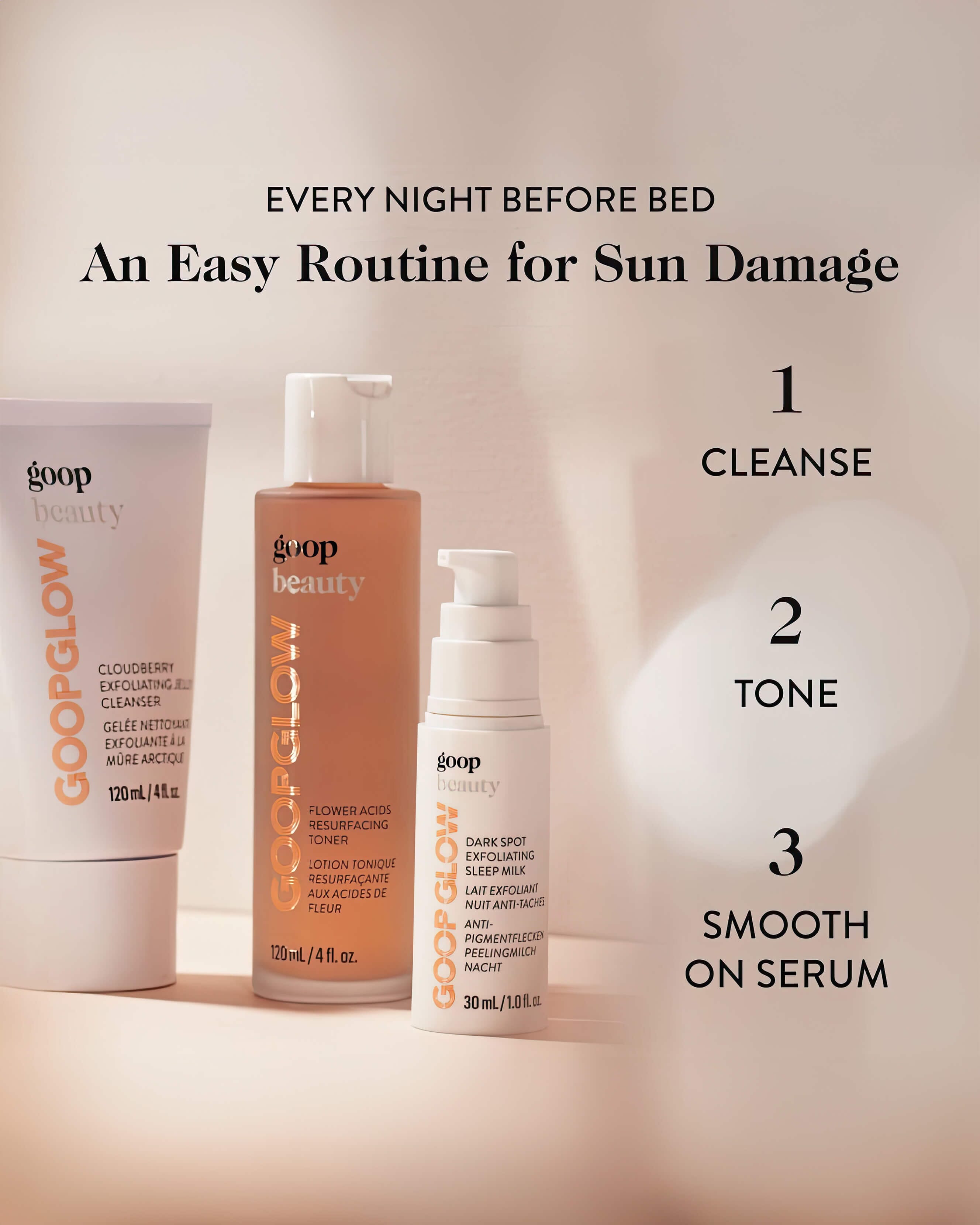 GOOPGLOW Dark Spot Correcting Exfoliating Sleep Milk - Brightening Night Treatment for Hyperpigmentation & Uneven Skin Tone | Perfect for Overnight Skin Renewal & Glow Boosting