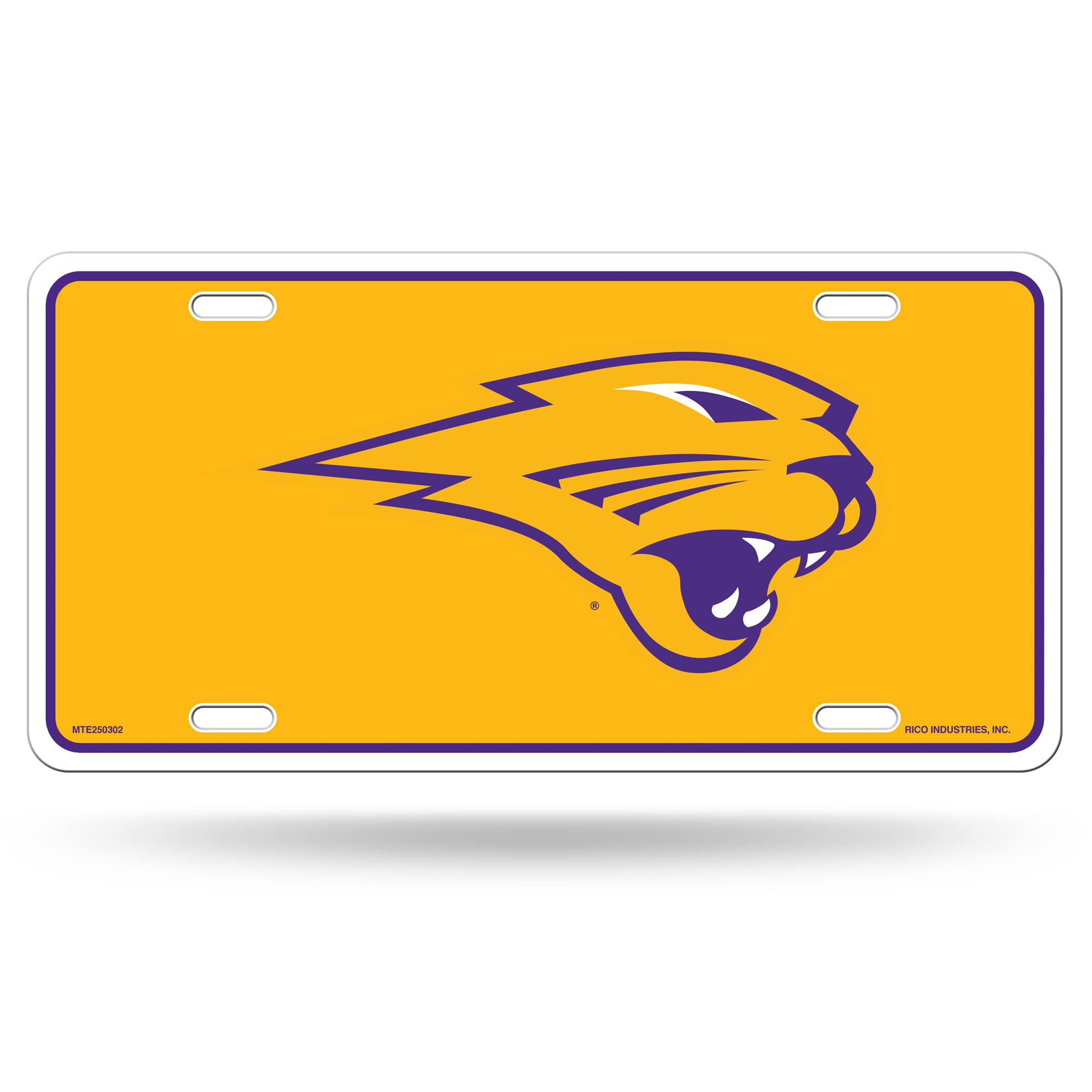 University of Northern Iowa Panthers Metal License Plate - Durable Car Tag for Alumni, Fans & Tailgating - Perfect for Vehicles, Dorms & Game Day Decor