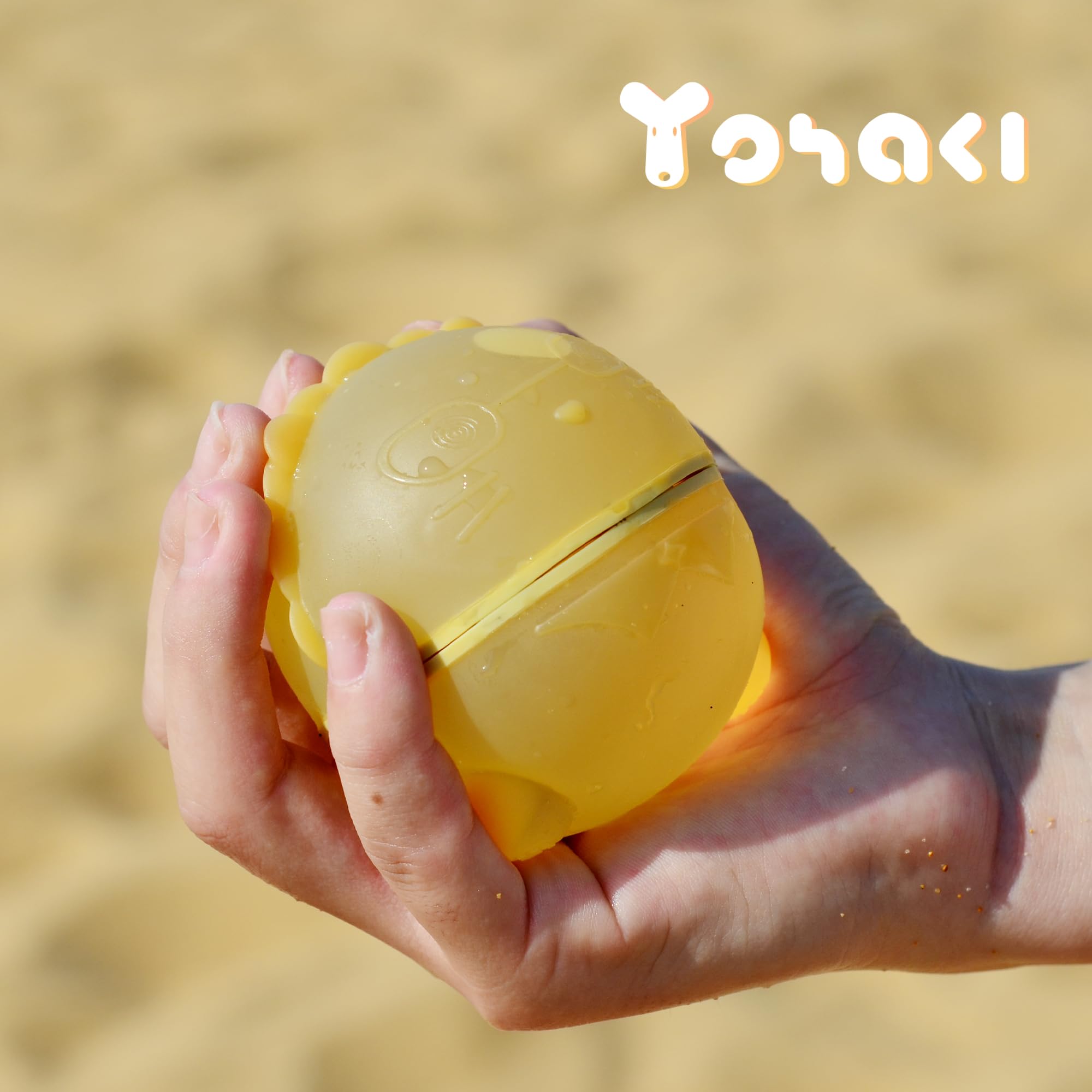 Refillable Magnetic Silicone Water Balloons for Kids - Reusable, Biodegradable Pool, Backyard, Outdoor Summer Fun Toys (Octopus Style) - Perfect for Water Games, Parties, and Beach Activities