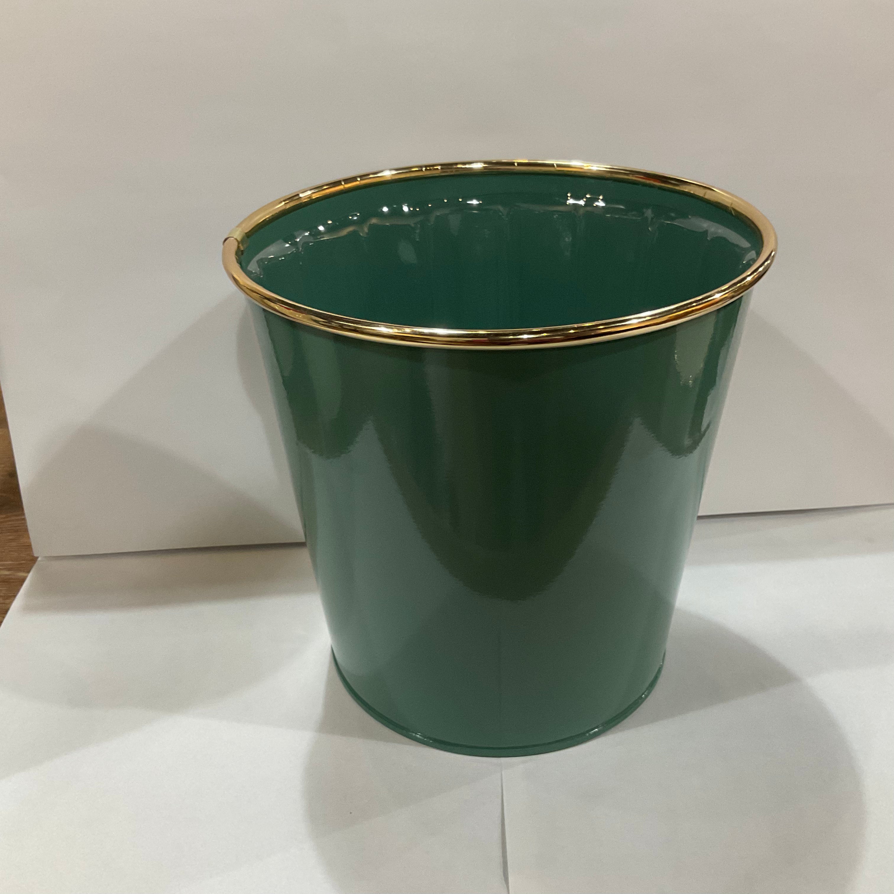 Festive Gold Rim Pot Cover 6 Inch - Elegant Stovetop Lid for Cooking & Kitchen Decor - Perfect for Holiday Dinners, Party Serving & Home Decoration