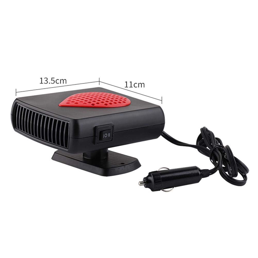 12V/24V 150W Portable Car Heater Fan & Defroster - 3-in-1 Heating, Cooling & Air Purifier for Winter Defrosting & Summer Ventilation - Ideal for Trucks, SUVs & Vehicles
