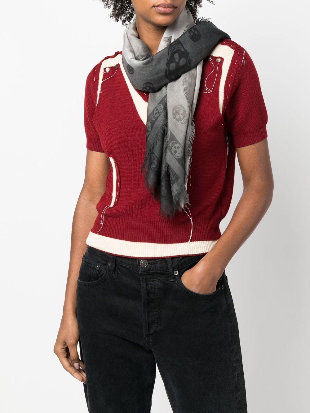 Alexander McQueen Black Scarf for Women - Luxury Cashmere Wrap Shawl for Winter, Fall & Evening Outfits | Perfect for Gifts, Travel & Special Occasions