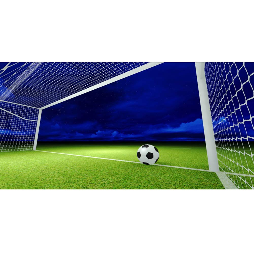 Yeele 10x5ft Soccer Football Backdrop - Professional Sports Photography Background for Field Goal, Match, Photo Booth & Studio Props - Perfect for Kids, Boys, Athletes & Goalkeeper Portraits