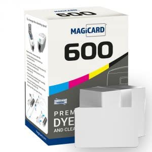 Magicard MB300YMCKO Color Ribbon for Model 600 Printer - 300 Prints | 100-Pack CR80 30 Mil PVC Card Compatible | Ideal for ID Badge Printing, Access Control Cards & Membership Cards