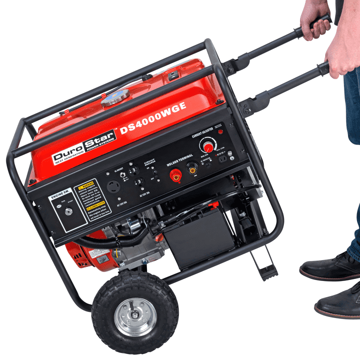 DuroStar DS4000WGE 3500W 4000W 210 Amp Portable Welding Generator with Electric Start - Ideal for Construction Sites, Farm Work, and Emergency Power Backup