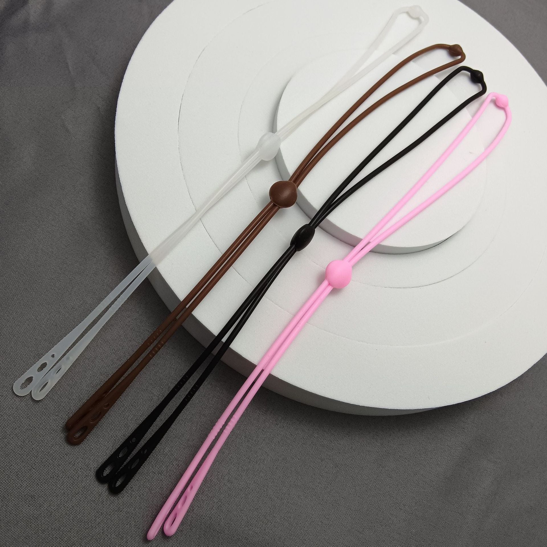Anti-Slip Silicone Eyeglass Strap with 3-Hole Buckle - Adjustable & Durable Glasses Holder for Men & Women - Perfect for Sports, Reading & Outdoor Activities