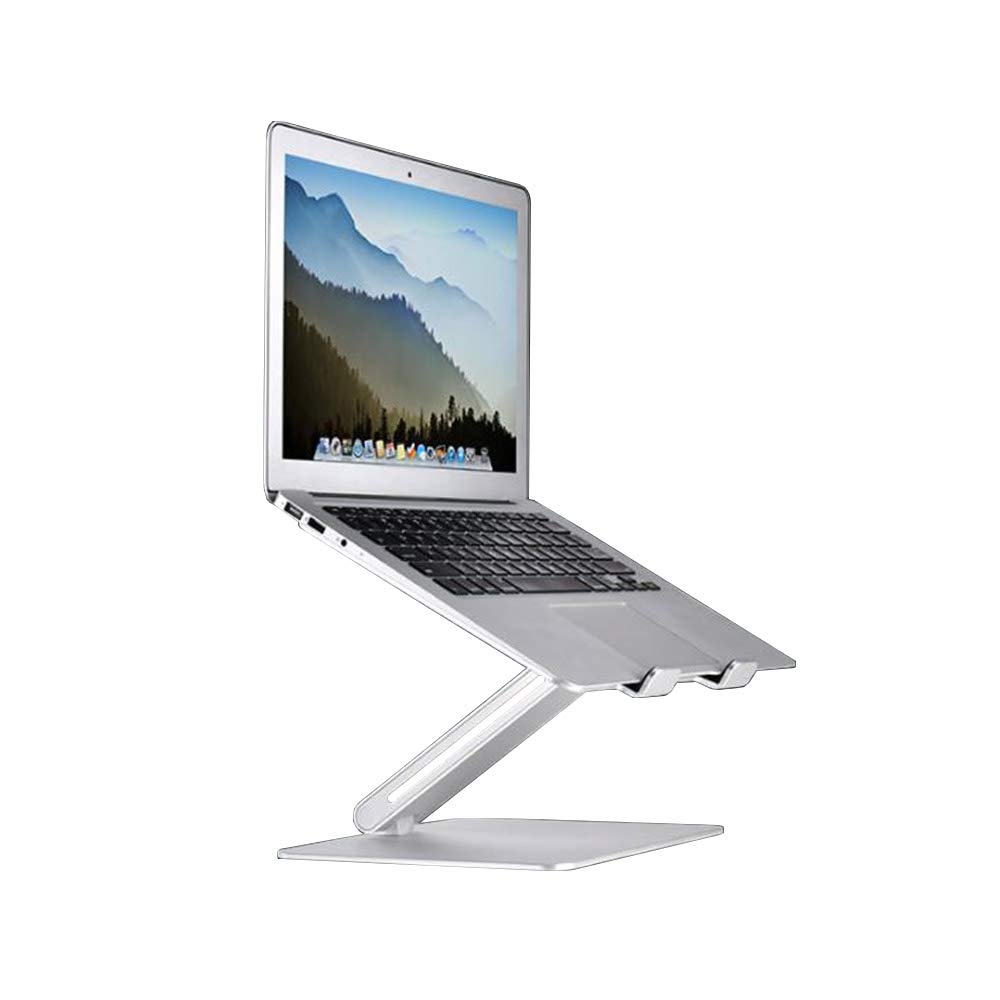 JDH Adjustable Laptop Stand - Ergonomic Aluminum Foldable Computer Riser for 11-15.6 Inch Notebooks | Perfect for Home Office, Gaming & Workspace Setup