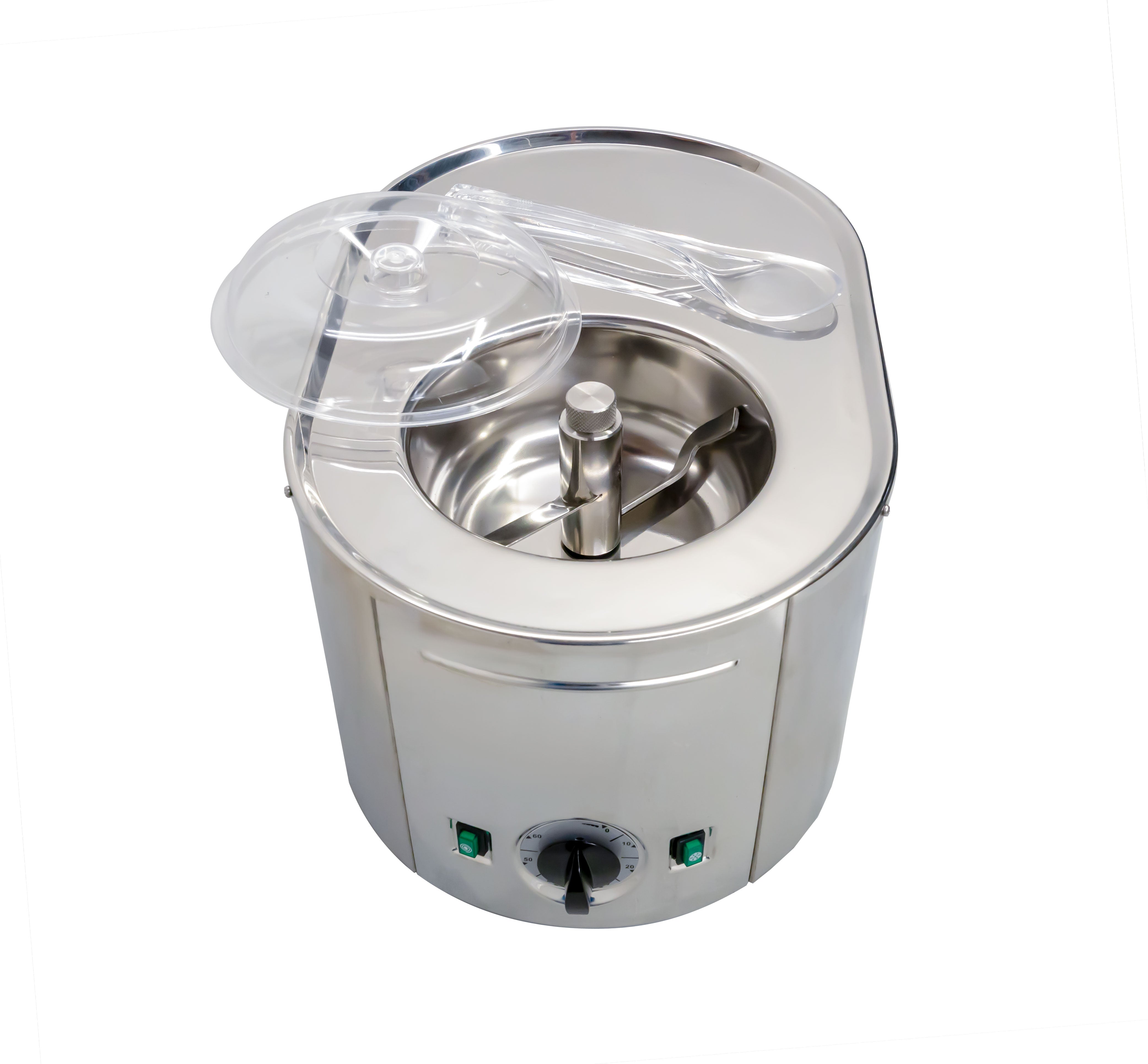 Musso Mini 2 Liter Countertop Ice Cream Maker Machine - 110V Electric Frozen Dessert Maker for Home, Kitchen, Party & Small Business Use