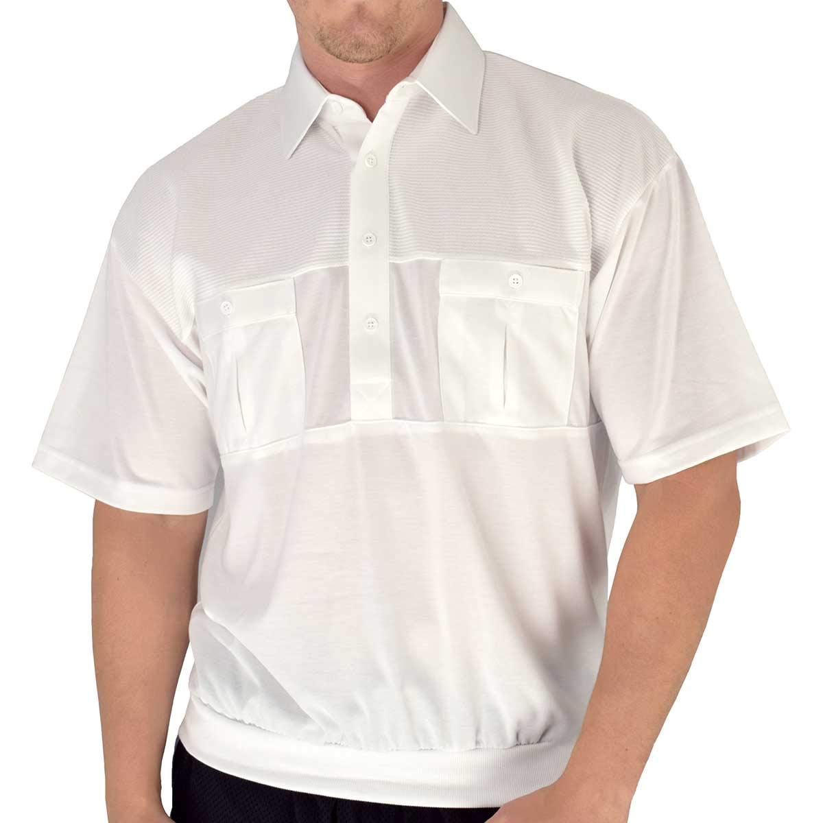 Palmland Classic 2 Pocket Solid Banded Bottom Polo Shirt for Men - Big & Tall Sizes | Comfortable Casual Wear for Office, Golf & Outdoor Activities