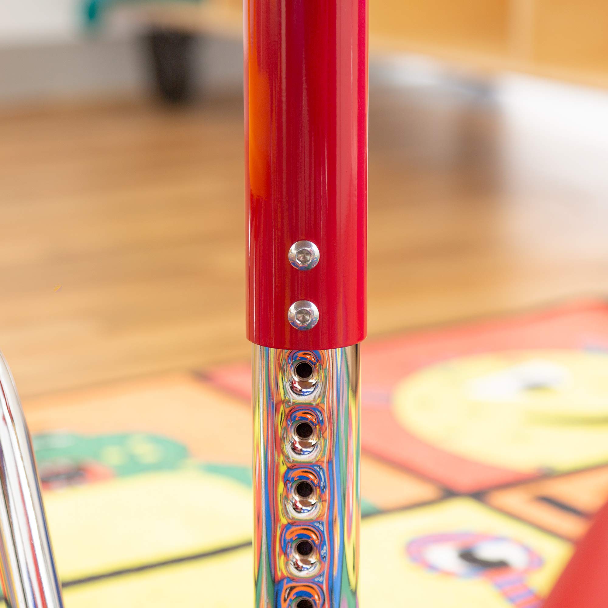 Adjustable Height Mobile Preschool Activity Table with Casters - 30