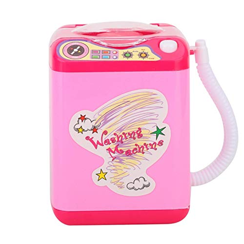 Electric Makeup Brush Cleaner Machine - Mini Automatic Brush Washer for Cosmetics & Beauty Tools, Pink - Perfect for Girls & Ladies to Clean Makeup Brushes at Home or Salon