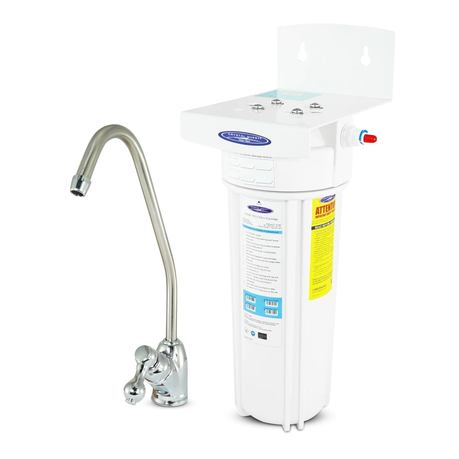 Smart Single Under Sink Water Filter System for Arsenic Removal | NSF Certified | Pure Drinking Water for Home & Office | Easy Installation