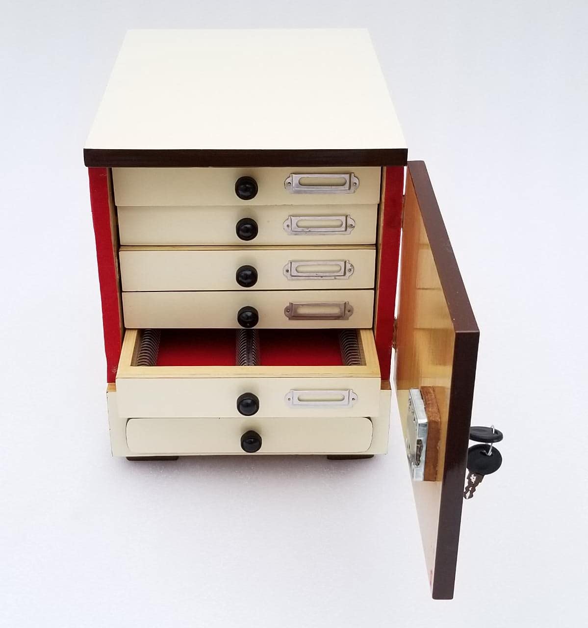 Premium Wooden Microscope Slide Storage Cabinet - Holds 500 Prepared Slides | Durable & Organized Lab Equipment for Schools, Hospitals & Home Science Labs
