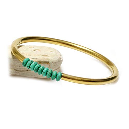 Turquoise Beaded-Bangle