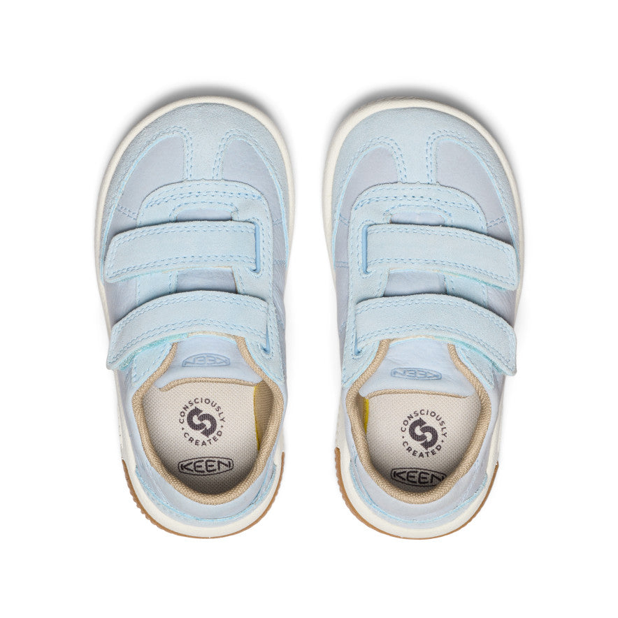 KNX T Toe Sneakers for Toddlers & Little Kids - Skyway/Star White | Comfortable & Stylish Walking Shoes for Boys & Girls - Perfect for School, Play & Outdoor Activities