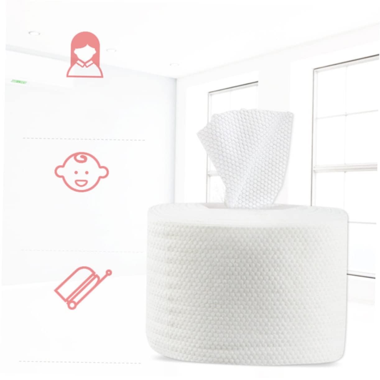 Soft Makeup Remover Towels 40Pcs - Travel & Daily Use Face Wipes