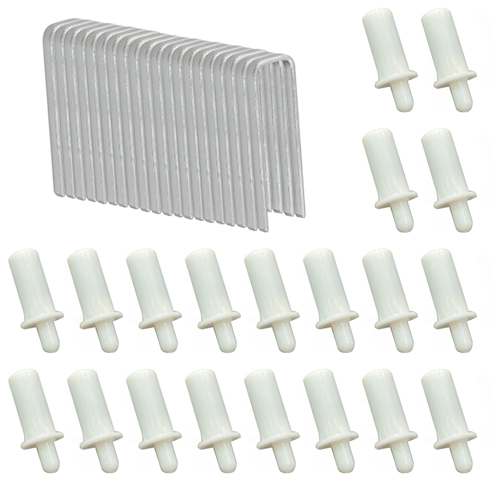 20 Pcs Spring Loaded Plantation Shutter Louver Repair Pins - Replacement Hardware Parts for Wooden Shutters with Movable Blades - Perfect for Home Window Blind Maintenance & DIY Shutter Repair