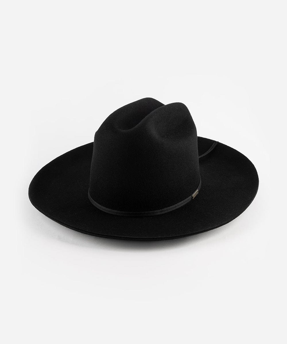 Ezra Western Cowboy Hat for Men & Women - Stylish Felt Cowboy Hat with Wide Brim - Perfect for Rodeo, Country Music Festivals & Outdoor Adventures