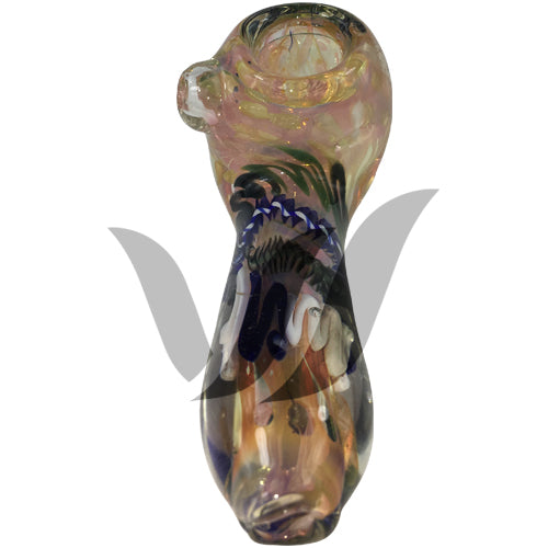Color Changing Sherlock Pipe - Glass Smoking Pipe with Heat-Activated Color Shift for Herbs & Tobacco | Perfect for Home Use, Travel & Gifting
