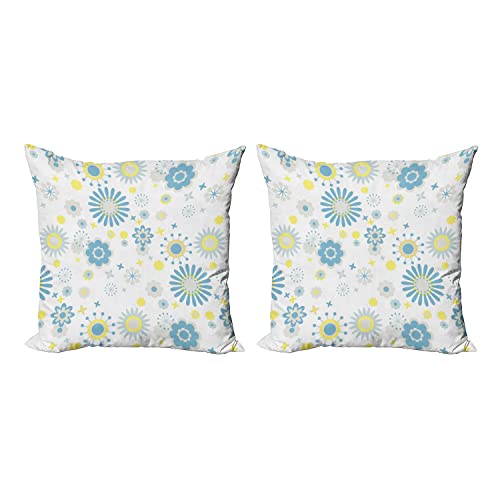 Blue Yellow Pale Grey