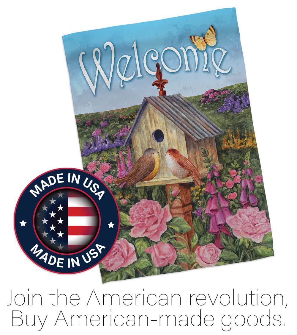 Welcome Bird Home Flag Set - 28