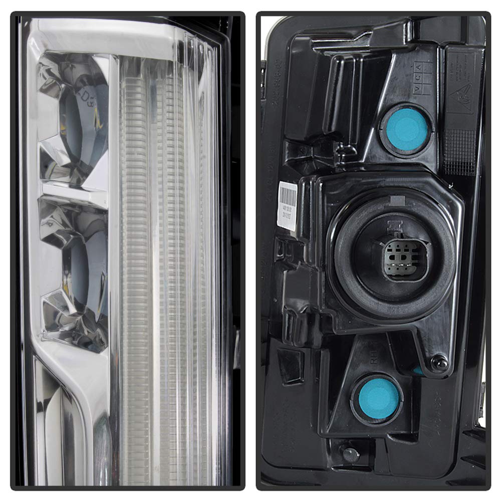 ACANII LED DRL with Turn Signal SwitchBack Fog Lights for 2017-2018 Cadillac XT5 - Driver & Passenger Side Bumper Light Assembly - Upgrade Your Vehicle's Style & Visibility for Night Driving and Bad Weather Conditions