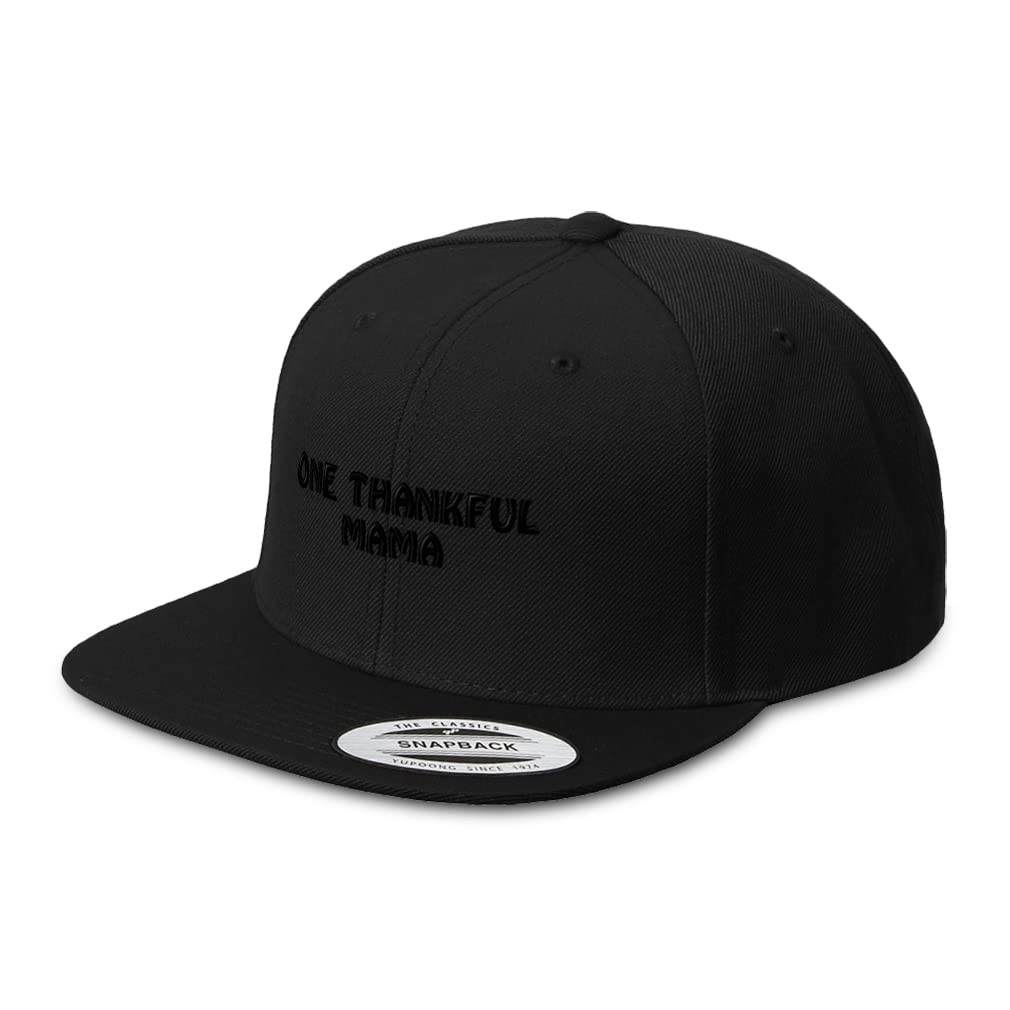 Stylish Snapback Hats for Men & Women - Thankful Mama Blessed Family C Mom Acrylic Baseball Cap - Perfect for Casual Wear, Sports & Family Outings