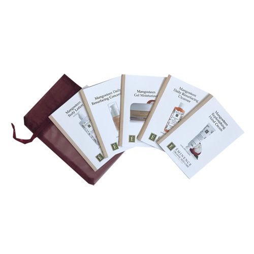 Eminence Organics Mangosteen Sample Set - Natural Skincare for Glowing Skin | Perfect for Travel & Gift Sets