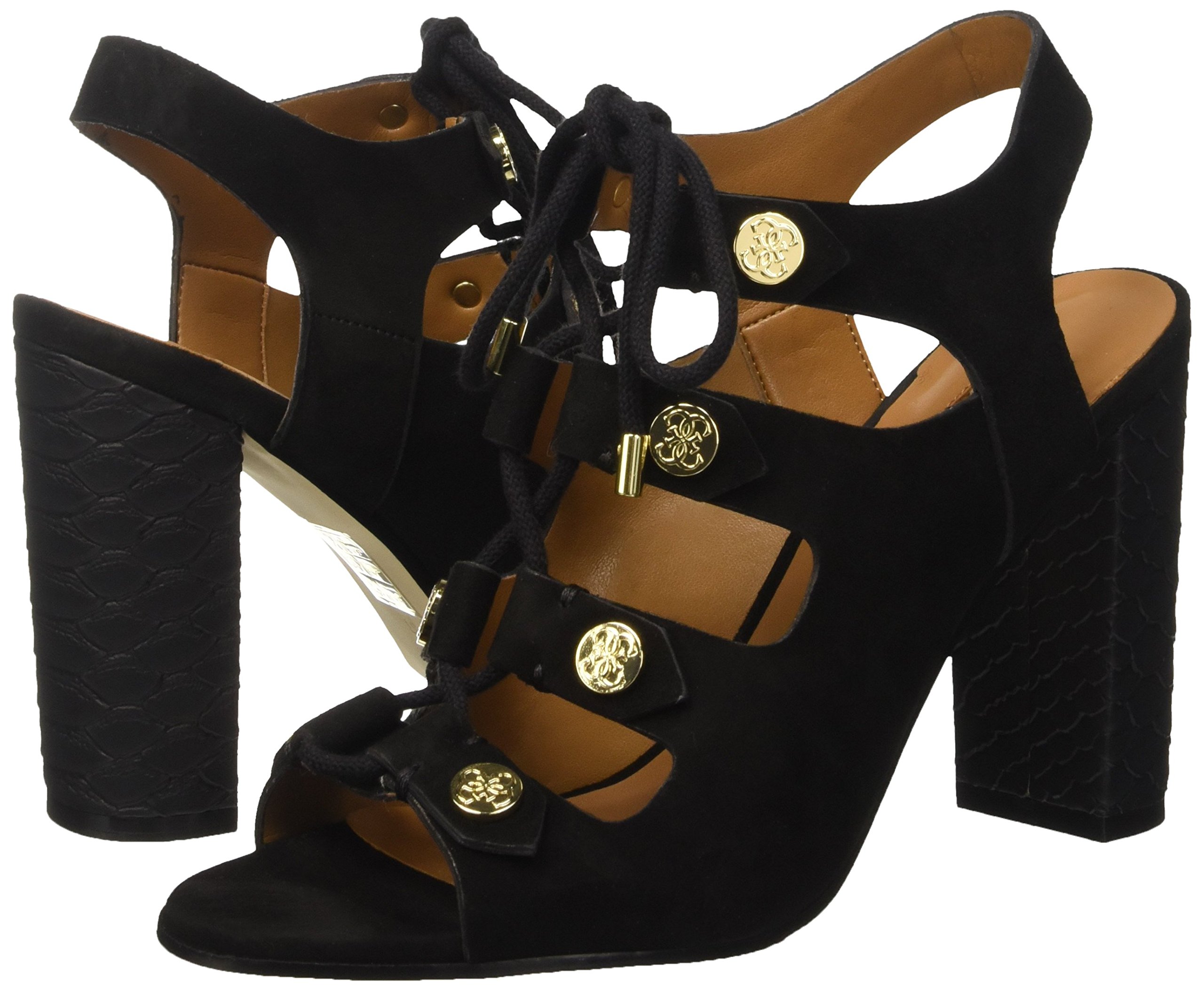GUESS Women's Slave Sandals - Comfortable Summer Sandals for Women, Fashionable Slide Sandals with Adjustable Straps | Perfect for Beach, Pool, Vacation & Casual Outings