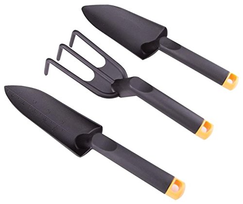 **Edward Tools Garden Hand Tools Set - Fiber Composite Trowel, Transplanter & Cultivator - Ultra-Strong Nylon Fiberglass - Lightweight Yet Stronger Than Steel - Break-Proof Guarantee - Perfect for Planting, Weeding & Soil Cultivation**