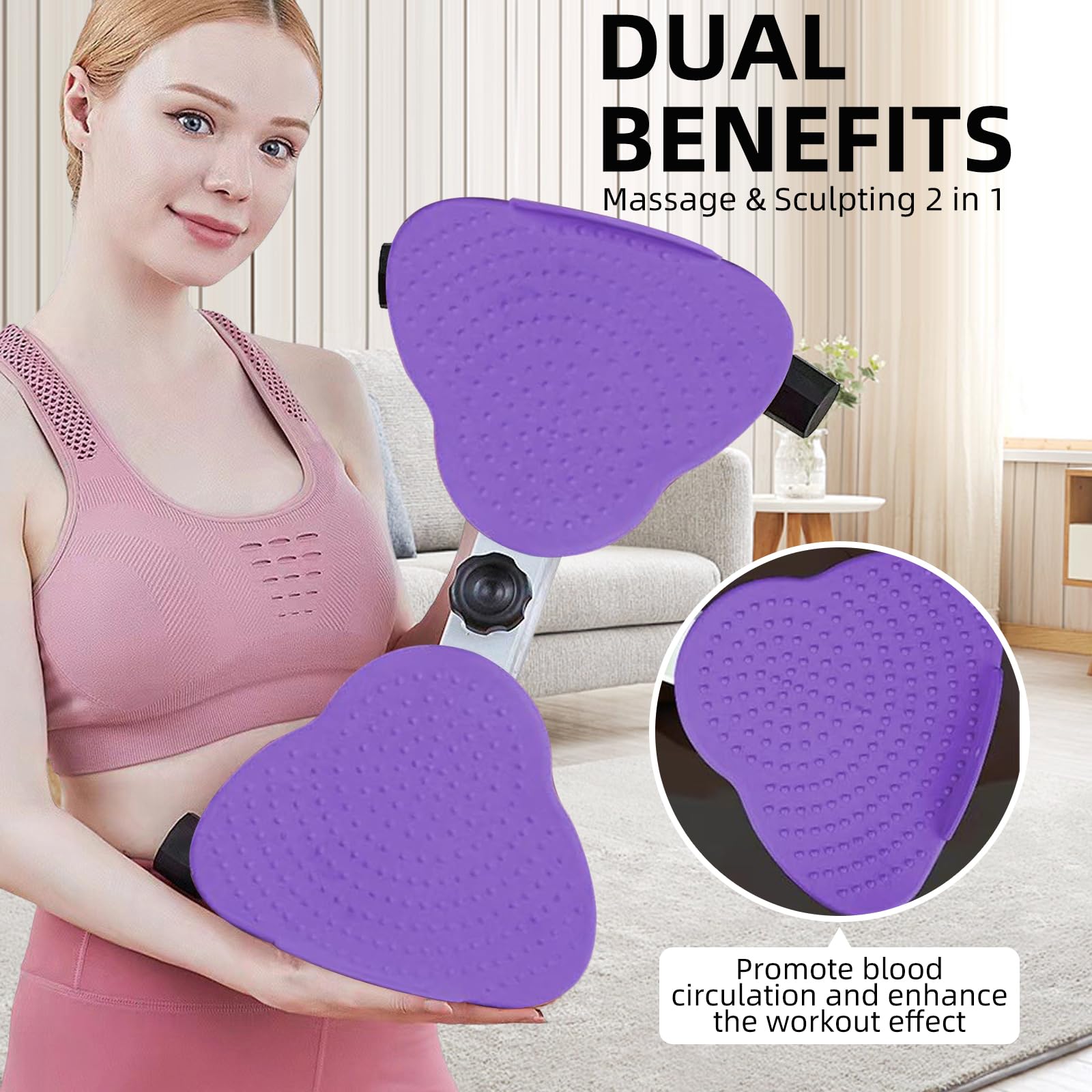 Adjustable Twist Board for Exercise - Waist Twister Machine for Core Workouts & Waist Sculpting | Home Gym Equipment for Fitness & Toning