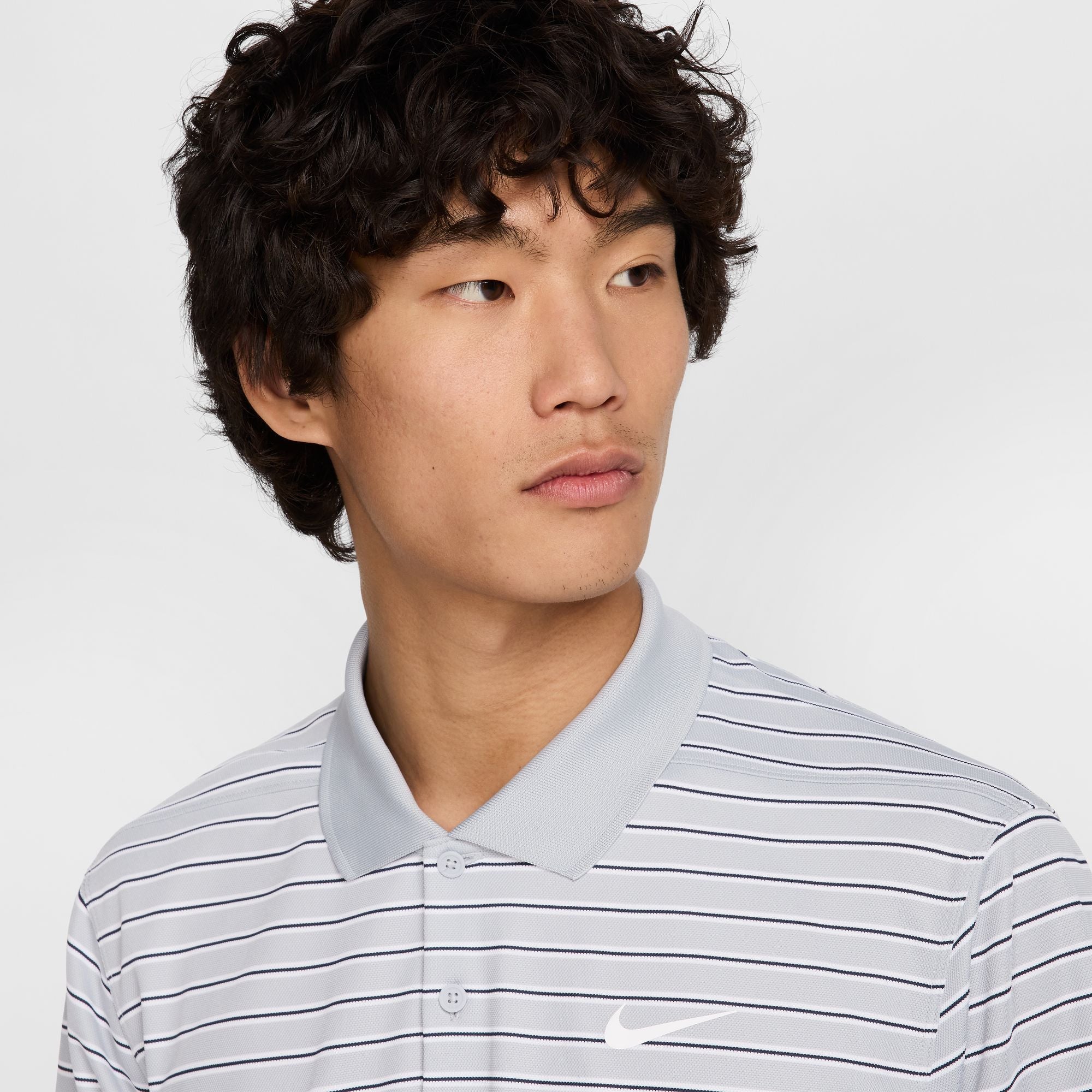 Nike Men's Victory Striped Golf Polo Shirt - Breathable & Moisture-Wicking Performance Top for Golf, Casual Wear & Outdoor Activities