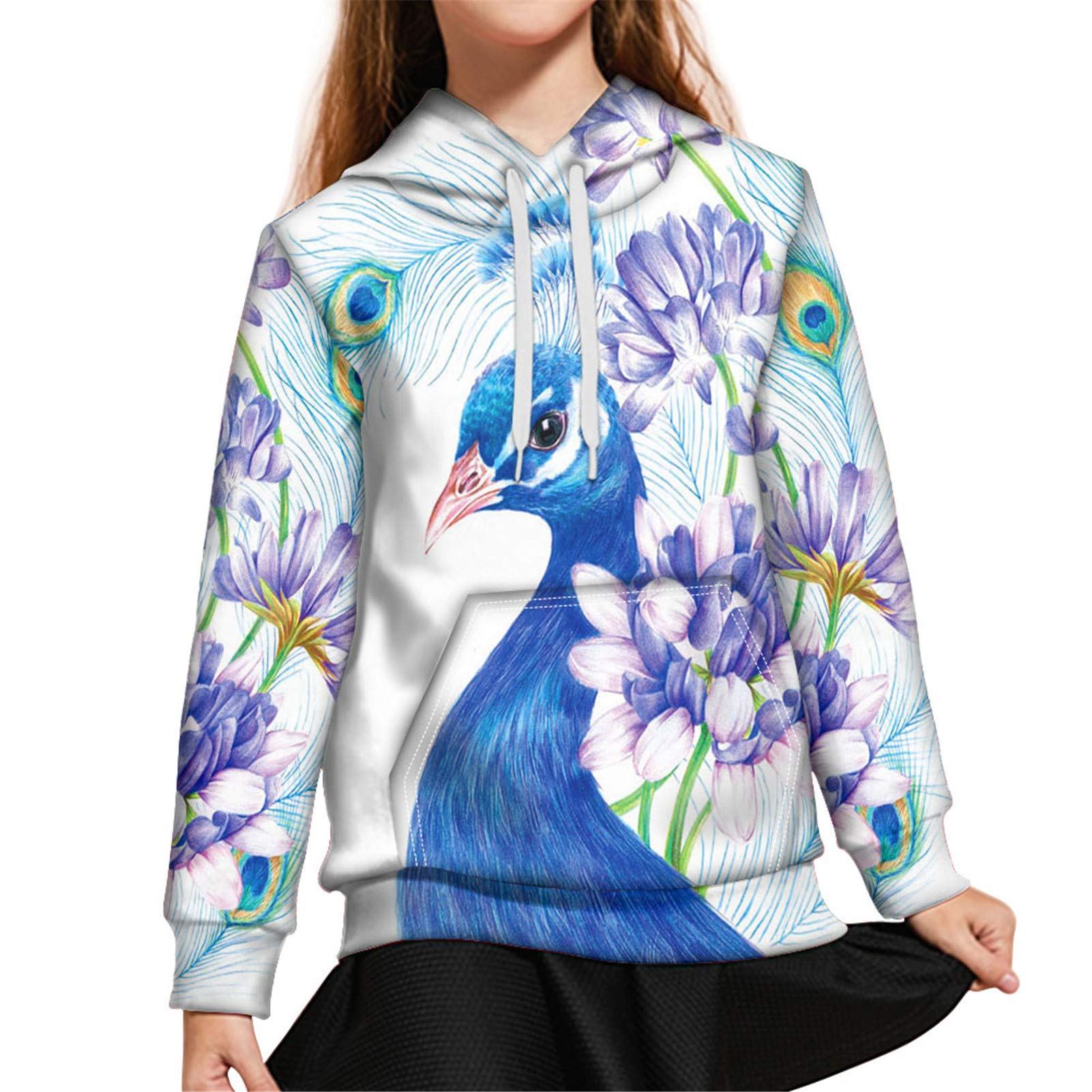 YSTARDREAM Teen Girls Hoodies - Soft Hooded Sweatshirts with Drawstrings & Long Sleeves | Cozy Pullover for School, Casual Wear & Outdoor Activities