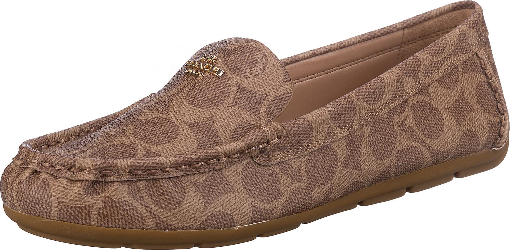 COACH Marley Driver Loafers for Women - Genuine Leather Slip-On Shoes with Comfortable Cushioning - Perfect for Work, Office & Casual Wear