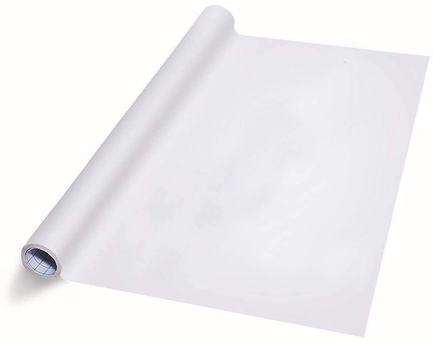 23x41 Inch PVC Vinyl Self-Adhesive Waterproof Whiteboard Wall Sticker - Peel & Stick Decorative Dry Erase Board for Kitchen, Office, Classroom & Home Organization