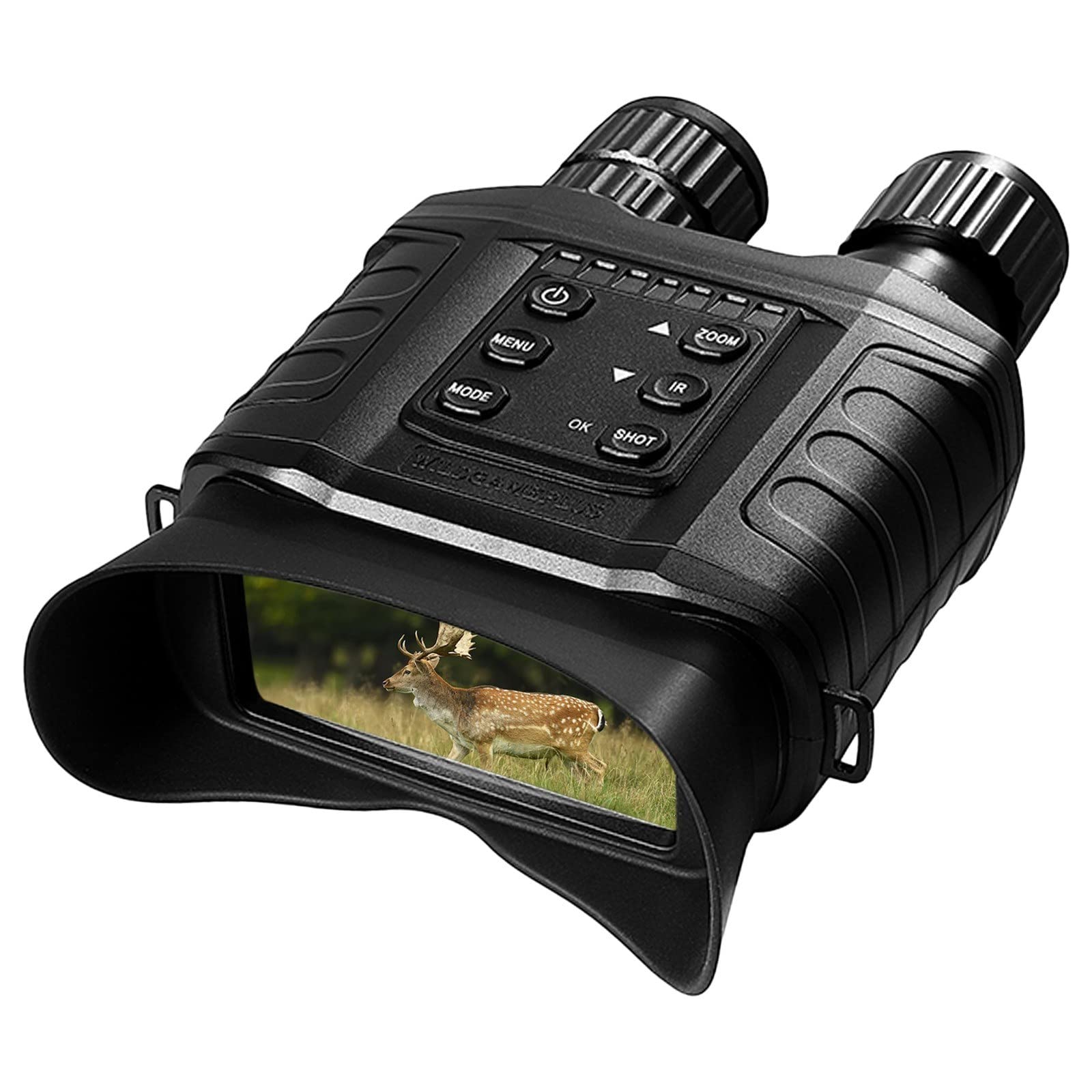 4X Digital Night Vision Binoculars with 500m IR Range, Video Recording & 32GB TF Card - Perfect for Hunting, Wildlife Observation & Night Security Surveillance