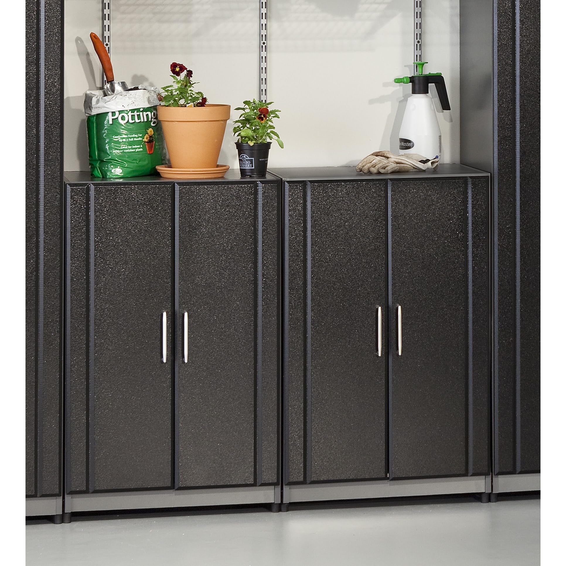 ClosetMaid 2-Door Base Cabinet - White Storage Cabinet for Kitchen, Bathroom & Laundry Room Organization