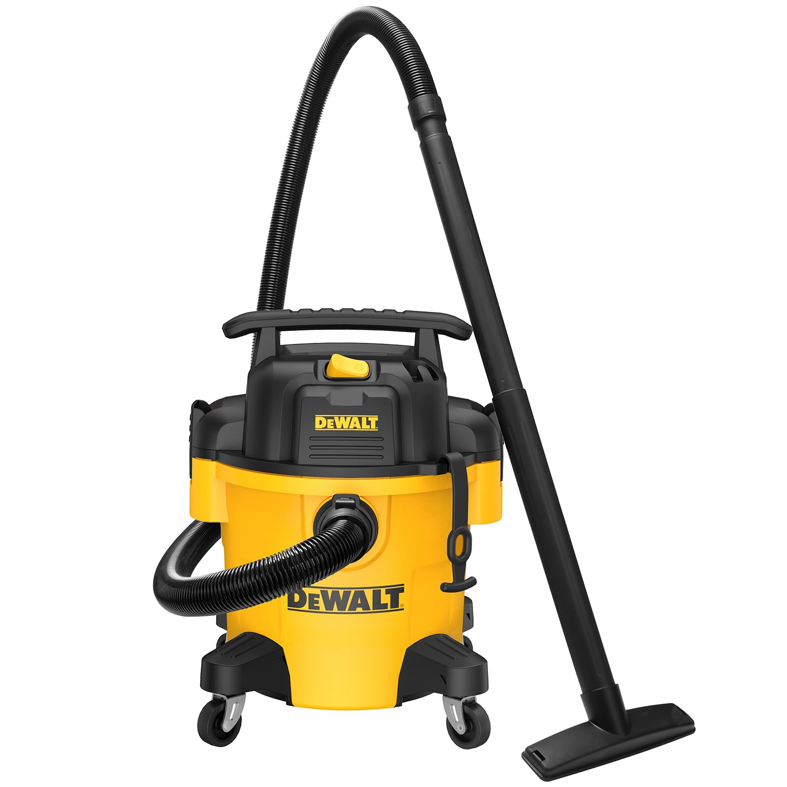 DEWALT DXV10P 10 Gallon Wet Dry Vacuum Cleaner - Powerful Shop Vac for Dust, Debris & Liquid Cleanup - Ideal for Garage, Workshop & Home Renovation