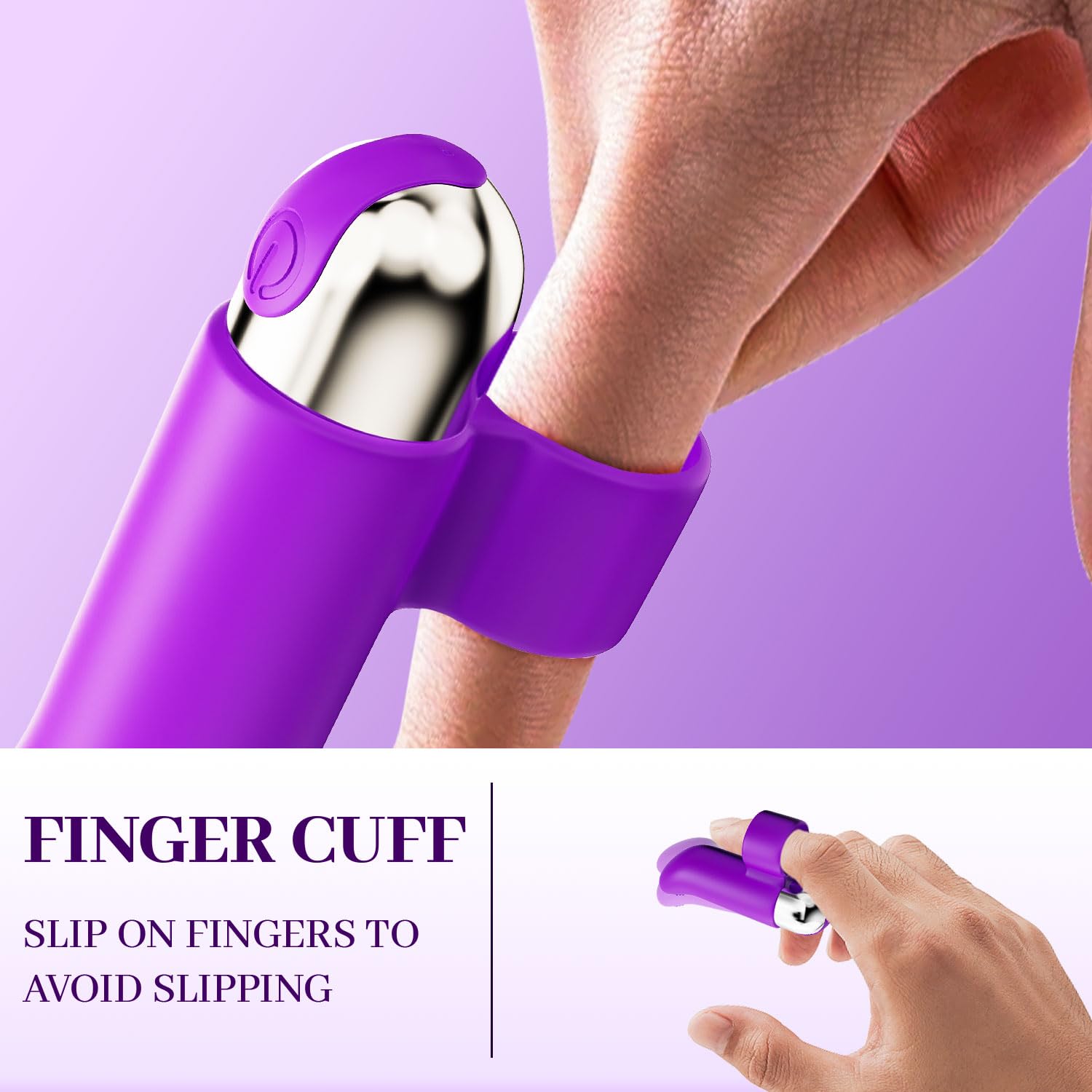 10-Speed Mini Wireless Vibrator for Women - Rechargeable Travel Finger Vibrator with 10 Modes, Discreet Panty Vibrator for Couples & Solo Play - Perfect Adult Toy Gift for Her, Date Night & Sensual Massage