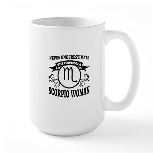 White - Scorpio Woman Mugs