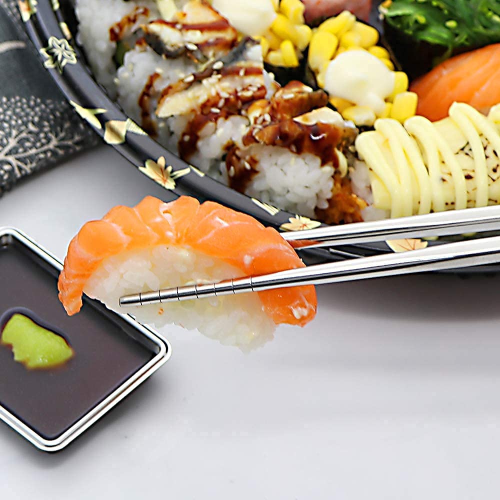 Kagbeni 8-Piece Travel Cutlery Set - Stainless Steel Utensils with Case for Camping & Outdoor