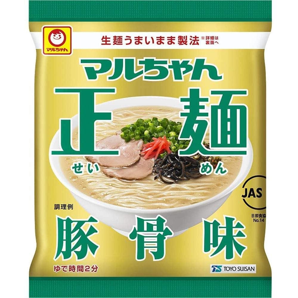 Maruchan Seimen Tonkotsu Ramen Instant Noodles 5 Pack - Authentic Japanese Pork Flavor Ramen for Quick Meals & Snacks - Perfect for Office Lunch, College Dorm, or Late Night Cravings