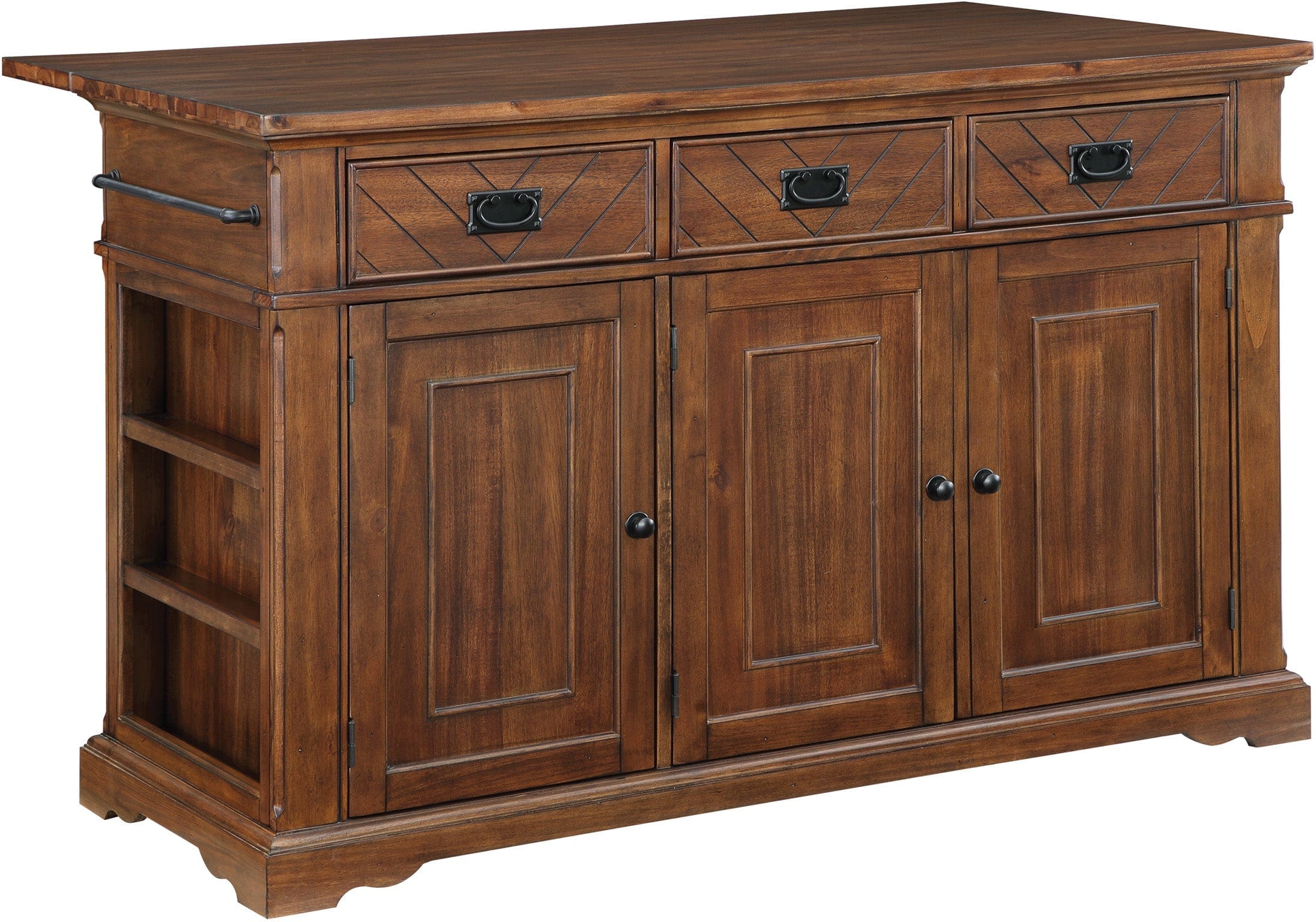 Office Star Palisade Kitchen Island with Storage - 36