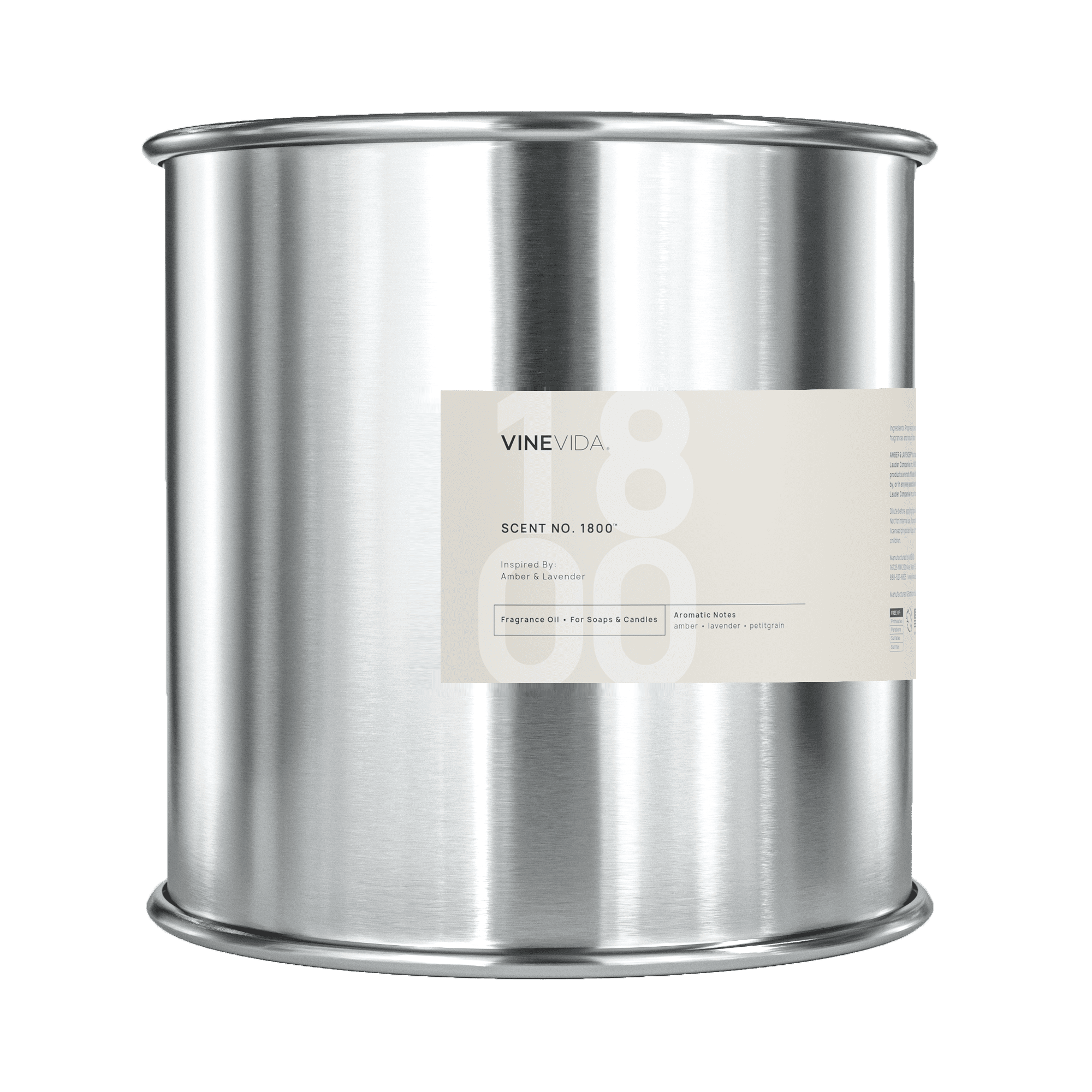NO. 1800 Amber & Lavender Fragrance Oil for Soap Making, Candle Making - Jo Malone Inspired Scent - Perfect for DIY Home Spa, Aromatherapy & Relaxation
