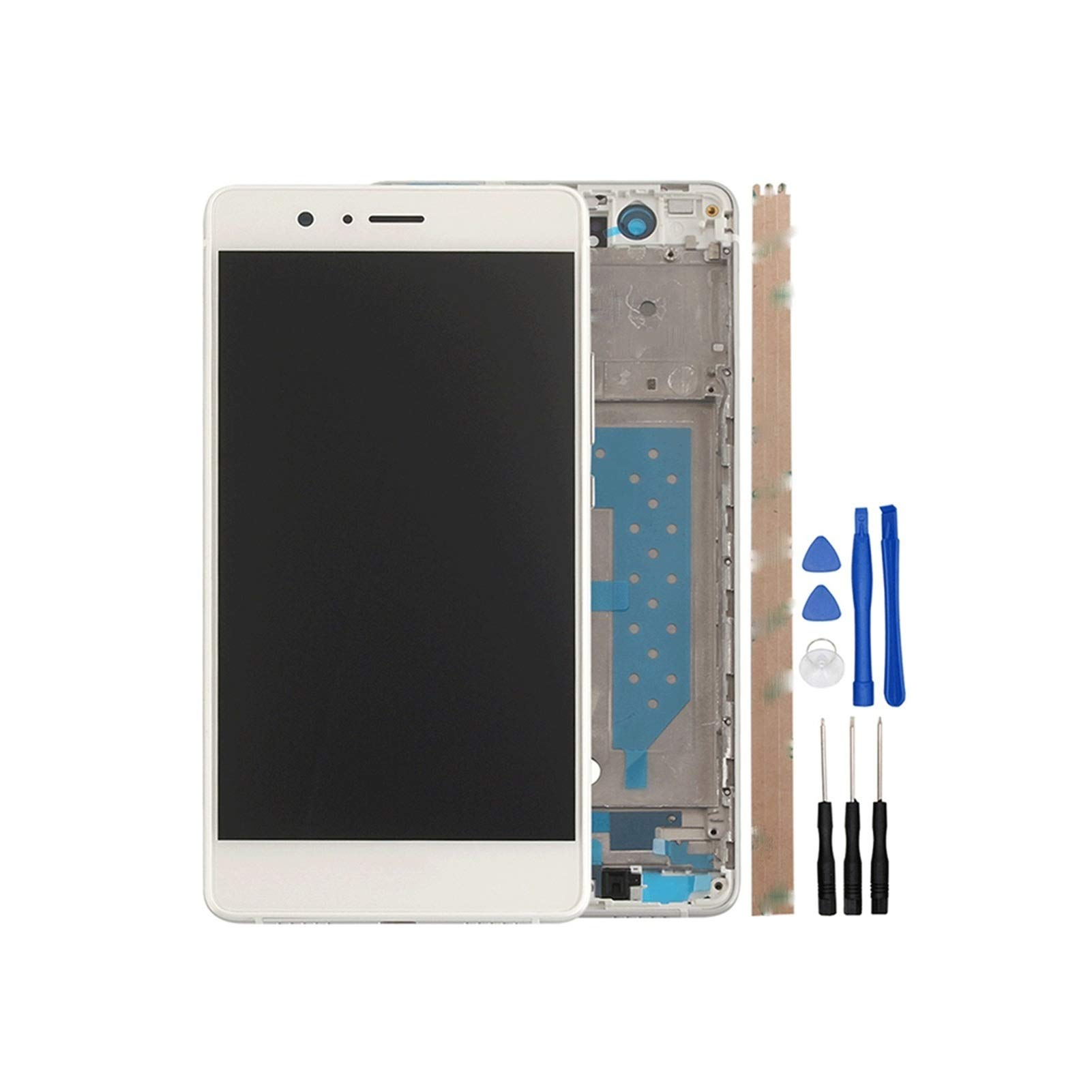 Original Huawei P9 LCD Display Touch Screen Digitizer Assembly with Frame - White | Replacement Screen for Huawei P9 | Perfect for DIY Phone Repairs & Screen Replacement Projects