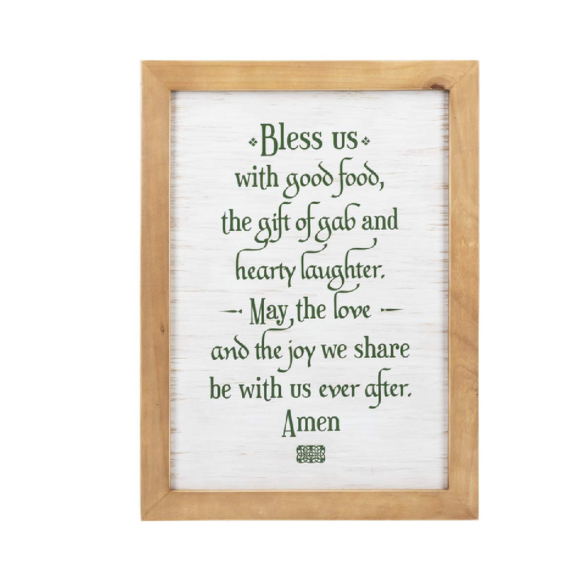 Bless Us with Good Food Wooden Kitchen Prayer Plaque - Inspirational Home Decor for Christian Families, Perfect for Dining Room & Kitchen Wall Art