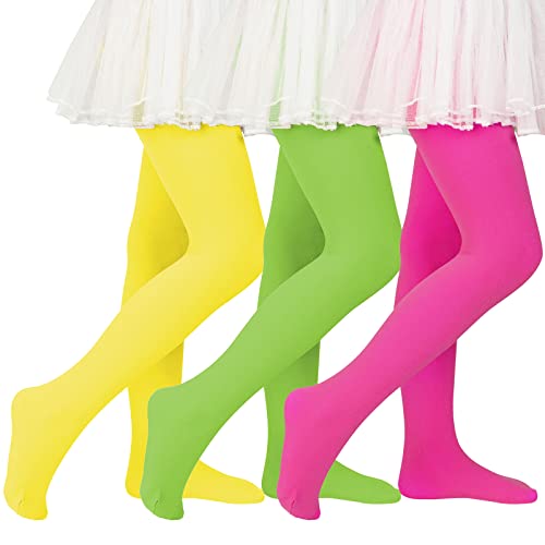 Hot Pink&light Green&yellow-3 Pairs
